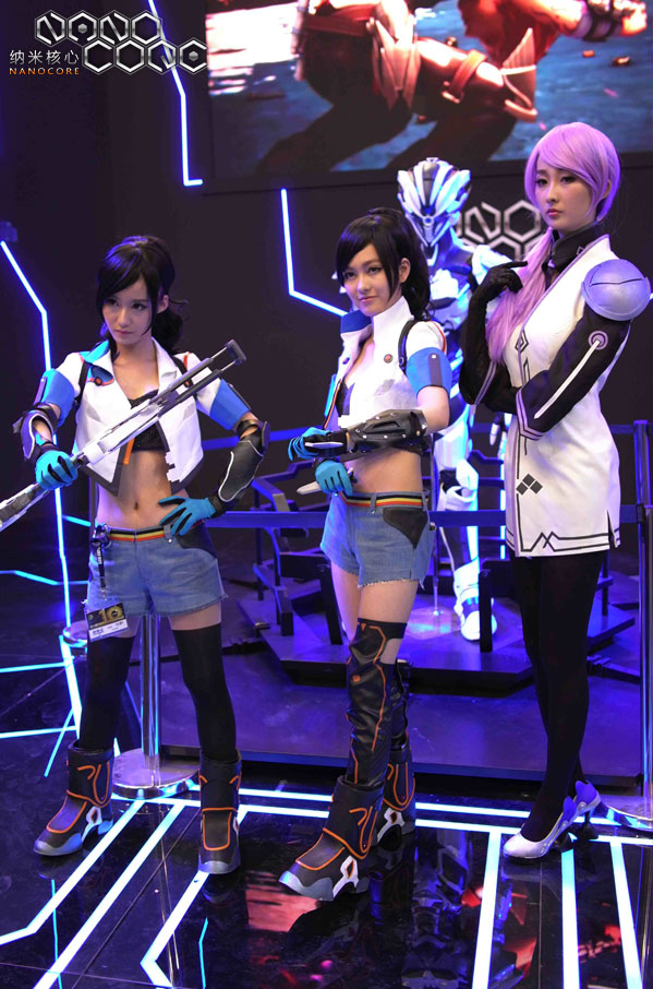 图片10：《纳米核心》女主角“冰糖心”cosplay